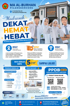 Mari Bergabung bersama MA Al-Burhan Pilangkenceng